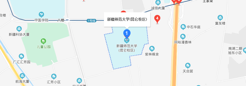 新疆师范大学学校地图